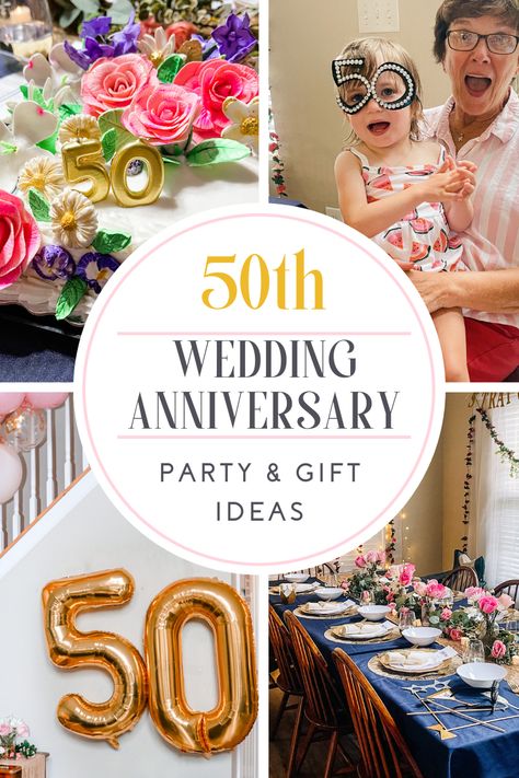 Gift Party Ideas, 50th Anniversary Table Decorations, Wedding Anniversary Party Ideas, 50th Anniversary Party Decorations, 50th Wedding Anniversary Gift, 50th Year Wedding Anniversary, 50th Wedding Anniversary Decorations, 50th Anniversary Decorations, Golden Anniversary Gifts