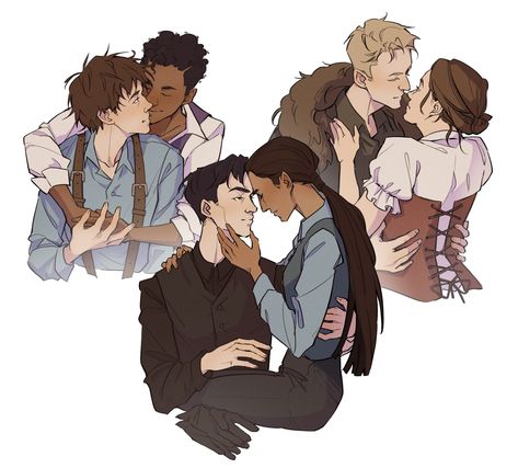 Jasper And Wylan Fanart, Six Of Crows Characters, Crow Books, Bone Books, Crooked Kingdom, Crow Art, The Grisha Trilogy, Six Of Crows, Crows