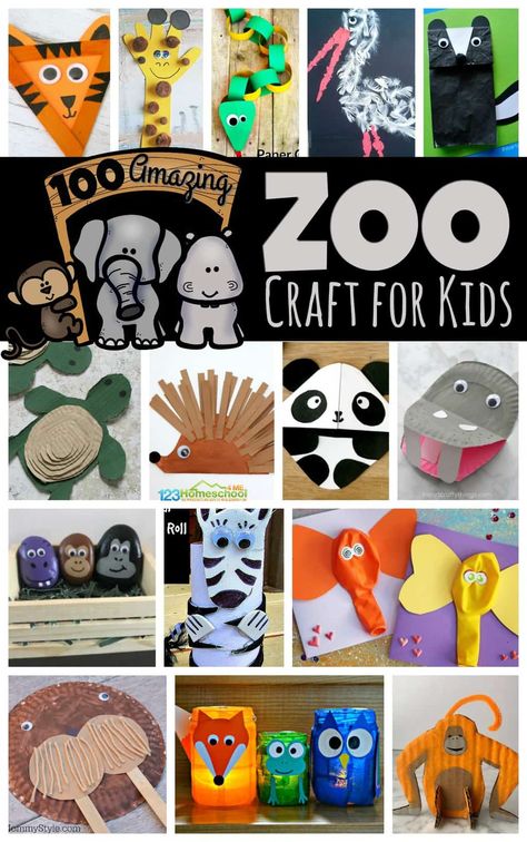 Zoo Crafts For Kids, Zoo Preschool, Printable Animal Masks, Zoo Crafts, Zoo Animal Crafts, Giraffe Crafts, Zoo Activities, Zoo Art, Animal Art Projects