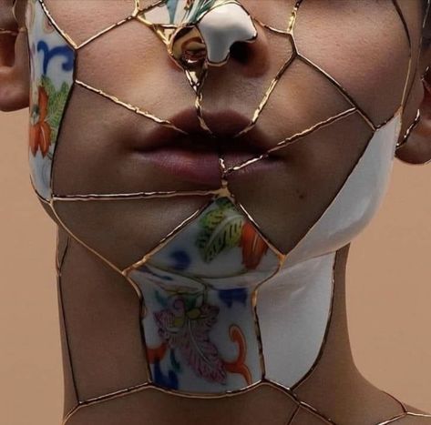 Makeup Photoshop, Kintsugi Art, Inspired Makeup, A Level Art, Gcse Art, Photography Art, Art Inspo, The Artist, Art Reference