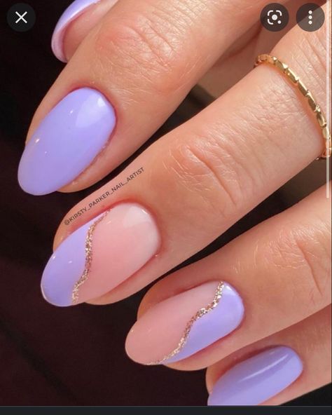 Nail Ideas Purple, Gel Nail Light, Purple Nail Art Designs, Light Purple Nails, Hoco Nails, Natural Nail Art, Purple Nail Art, Lilac Nails, Nails Purple