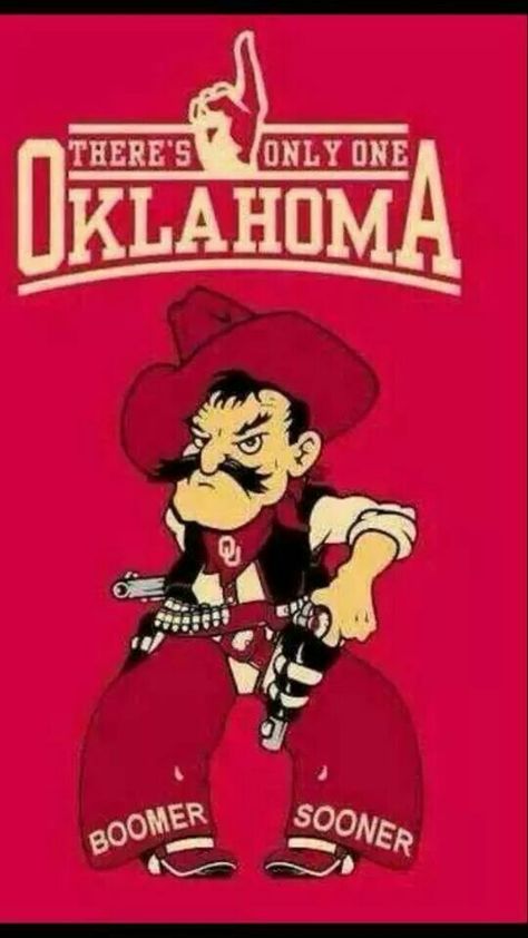 Pistol Pete, NCAA's best mascot, would look awesome (in crimson) driving the Sooner Schooner ! Too bad he's already taken.............Fun fact: Pete HATES TEXAS !! Sooner Schooner, Ou Sooners Football, Sooner Football, Sooners Football, Collage Football, Oklahoma Sooners Football, Ou Football, Oklahoma Football, Semi Pro