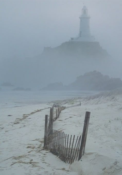 the water is calling “ For whatever we lose (a you or a me) it’s always ourselves we find in the sea. - E.E. Cummings ” Foggy Day, Lighthouse Keeper, Beautiful Lighthouse, Hakone, Light The Way, Light Houses, The Mist, Light House, The Fog