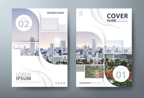 Booklet Cover Design, Catalog Cover Design, Architecture Brochures, Book Cover Design Template, Logo Design Mockup, Web Design Examples, School Book Covers, Book Cover Page, Front Cover Designs