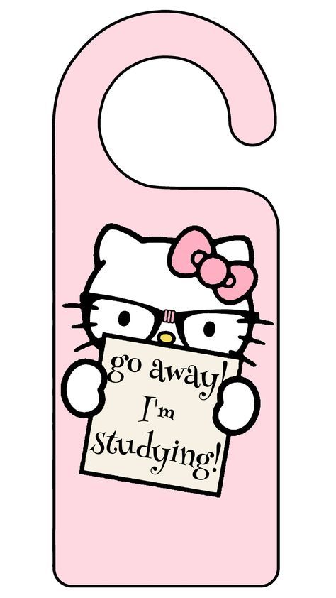 Y2k Door Decor, Hello Kitty Do Not Disturb Sign, Door Decoration Ideas Bedroom, Cool Door Ideas, Cute Do Not Disturb Signs, Hello Kitty Door Decoration, Hello Kitty Bulletin Board, Door Sign Aesthetic, Hello Kitty Decorations Room