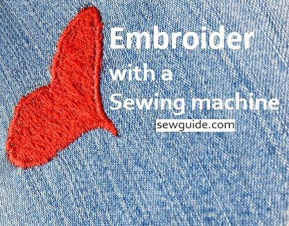 How to embroider with a home sewing machine ? - Sew Guide Modern Sewing Machines, Embroidery Sewing Machine, Love Embroidery, Do Your Own Thing, Home Sewing, Free Motion Embroidery, Freezer Paper, Hot Iron, Straight Stitch