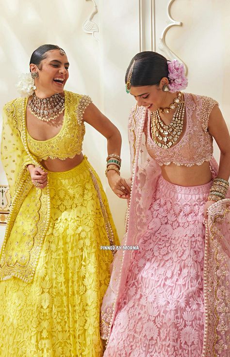 Manish Malhotra - India 🇮🇳 Rwanda Culture, Spring Bridesmaids, Uncut Jewellery, Manish Malhotra Lehenga, Harmony Tattoo, Indian Fits, Heavy Lehenga, Indian Bridesmaid Dresses, Expensive Dresses