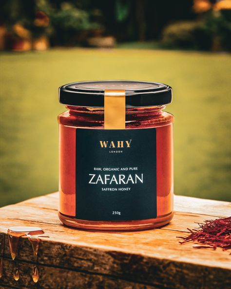 🍯🌺 Add a touch of liquid gold to your day with our Zafaran Saffron Honey. A masterful infusion of one of the world's most precious spices with the rich, sweet essence of honey - it's an epicurean delight like no other! Shop now: https://wahylondon.com/collections/organic-premium-honey/products/zafaran-saffron-honey #ZafaranSaffronHoney #LiquidGold #ExquisiteTreat #PremiumQuality #GiftOfLuxury #SaffronInfusion #HoneyLovers Saffron Honey, Honey Products, Bee Farm, Liquid Gold, Desk Setup, Pantry, Honey, Essence, Desk