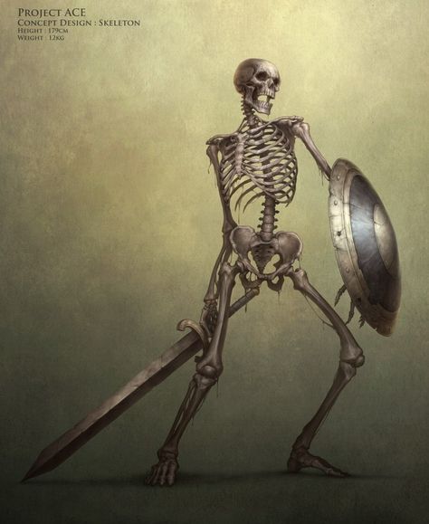 D&d Skeleton, Skeleton Warrior Art, Skeleton Dnd, Warlock Ideas, Skeleton Poses, Undead Warrior, Skeleton Warrior, Dnd Minis, Dnd Monsters