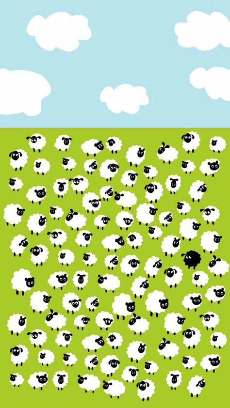 lammies Sheep Illustration, Baa Baa Black Sheep, Sheep Art, Counting Sheep, Sheep And Lamb, Art Fabric, Black Sheep, Mermaid Art, Animal Illustration