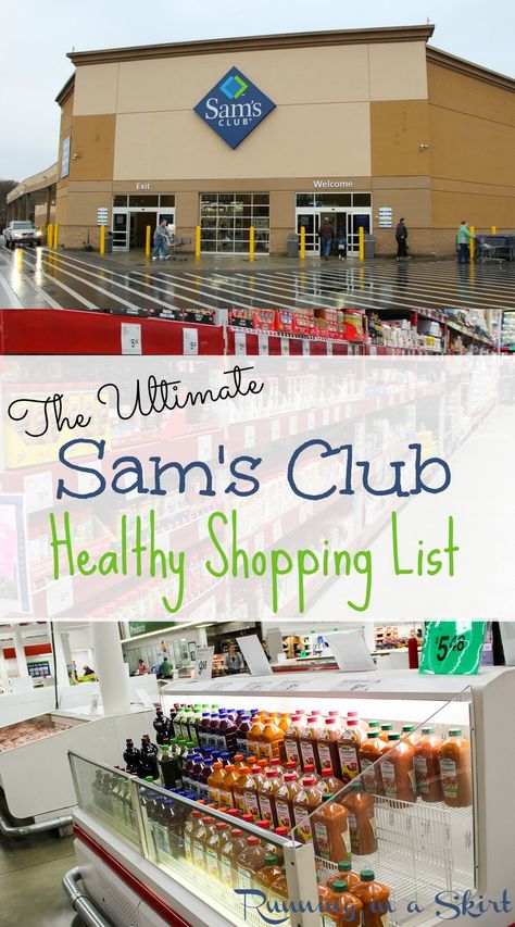 The Ultimate Sam's Club Healthy Shopping List - complete shopping list with the healthiest finds at Sam's Club! / Running in a Skirt Sams Club Shopping, Weight Watcher Shopping List, Paleo Shopping List, Healthy Shopping List, Sam’s Club, Sport Videos, Keto Shopping List, Paleo Recipes Easy, Healthy Grocery List