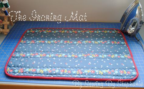 Quilt Basics, Ironing Mat, Mom Cave, Ironing Pad, Quilt Stories, Ironing Boards, Ironing Board Covers, Sewing Basket, Crochet Tips