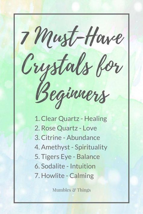 Must Have Crystals For Beginners Crystals 101, Crystals For Beginners, Usui Reiki, Spells For Beginners, Reiki Symbols, Sup Yoga, Crystal Therapy, Crystal Healing Stones, Crystal Meanings