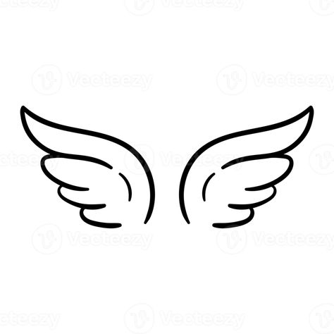 Wing Clipart, Angel Wings Icon, Angel Wings Png For Editing, Angel Wings Logo, Hawk Feather, Wings Clipart, Wings Icon, Hawk Feathers, Wing Pattern