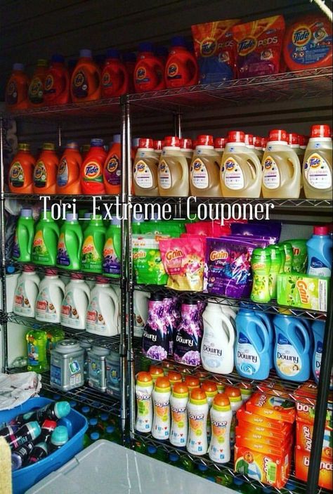 Stockpile Laundry. #Coupon #Couponing #couponmania #Stockpile #Stockpiling Couponing Storage, Stockpile Room, Emergency Closet, Coupon Stockpile Organization, Quotes Toxic People, Stock Pile Organization, Extreme Couponing Stockpile, Quotes Toxic, Coupon Hacks