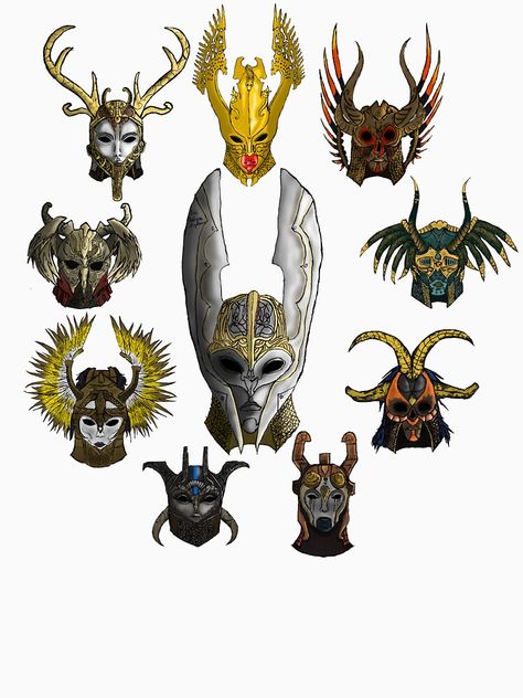 "Valkyrie helmets of God of War, with Vanadís’ helmet." Classic T-Shirt for Sale by HostofNightmare Valkyrie Helmet, Female Character, Character Ideas, Character Art, Classic T Shirts, Gaming, For Sale, Anime, T Shirt