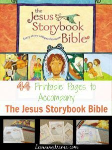 Jesus Storybook Bible Printable Devotional Pages - 44 pages to coordinate with each chapter, complete with chapter headings, copywork Bible verses, and a place for your child to illustrate the Bible story himself! Jesus Story, Toddler Bible, Bible Story Book, Christian Classroom, Kids Faith, Preschool Bible Lessons, Children Church, Bible Story Crafts, Christian Values