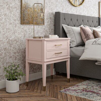 CosmoLiving by Cosmopolitan Westerleigh 1 - Drawer Nightstand | Wayfair Bedroom Redesign, Cosmoliving By Cosmopolitan, River Road, Matching Furniture, Nightstand Storage, 2 Drawer Nightstand, Kid Room, Drawer Nightstand, Main Bedroom