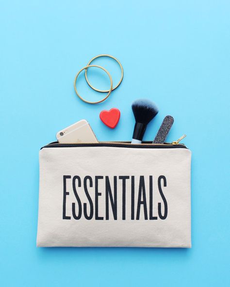 Travel Wallet - Canvas Pencil Pouch - Large Canvas Pouch - Makeup Zipper Bag - Makeup Bag Canvas - Essentials Pouch - Alphabet Bags Acrylic Drawers, Acrylic Organizer Makeup, Large Makeup Bag, Bag Quotes, Canvas Makeup Bag, Canvas Cosmetic Bag, Handbag Essentials, Multipurpose Bag, Pouch Pattern