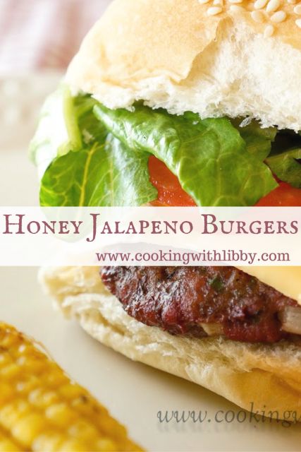 Honey Jalapeno Burgers {Husband Man's Recipe} | Cooking With Libby Jalepeno Burgers, Jalapeno Burger Recipe, Jalapeno Burgers, Honey Jalapeno, Jalapeno Burger, Paleo Beef, Hamburger Recipes, Man Food, Good Burger