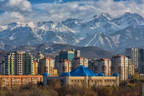 ALMATI - Kutlu Asya Kazakhstan Travel, View From Above, Travel And Tourism, The Republic, Winter Sports, The View, The Mountain, Mount Everest, Eden