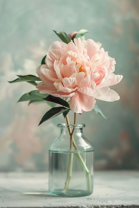 Peony Still Life, Peony Flower Aesthetic, Peony Flower Photography, Peony Reference, Flower Still Life Photography, Peonies Decor, Peonies Vase, Peony Photography, Open Peony