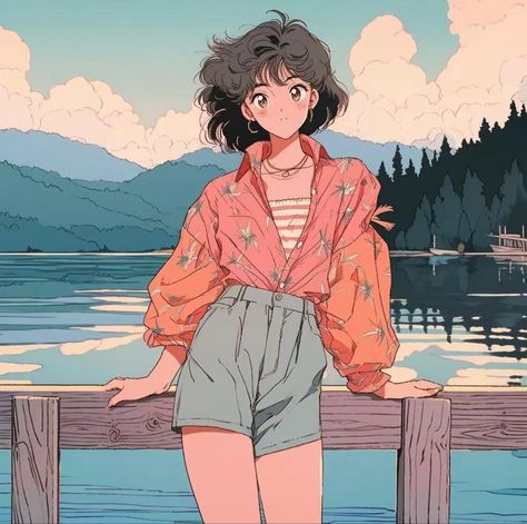 90 Anime, Portraits Art, Karakter Disney, Style Anime, Video Animation, Art Women, Old Anime, 90s Anime, Digital Art Anime