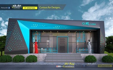 Commercial Design Exterior Architecture, Acp Exterior Design, Shop Exterior Design, Architecture Advertising, Retail Facade, Commercial Design Exterior, Restaurant Exterior, Factory Architecture, Shop Facade