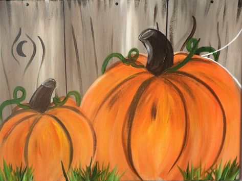 How To Paint Pumpkins On Canvas - Step By Step Painting Pumpkin Canvas Painting, Fall Pumpkins Painting, Paint Pumpkins, Fall Canvas Painting, Pumpkin Canvas, Pumpkin Drawing, Fall Canvas, Acrylic Painting Lessons, Easy Canvas Painting