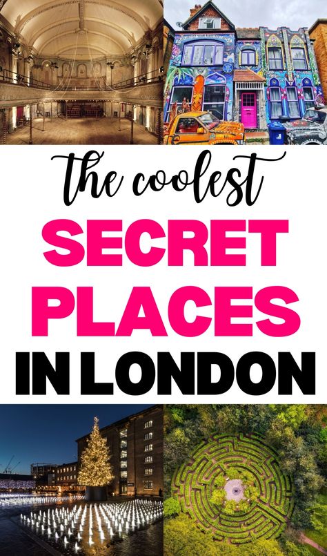 Discover the most secret places in London from Eltham Palace to the Crystal Palace Park Maze - some of the best hidden gems in London and free secret gardens in London to visit for free, perfect if you're looking for romantic first date ideas in London! hidden London | secret things to do in London | best hidden London places to visit | free things to do in London | best things to do in London for couples | London travel bucket list | most romantic places in London | beautiful places to travel Hidden Gems Of London, Romantic Places In London, Places To Visit Near London, Hidden London Secret Places, London Secret Places, Hidden Places In London, London Hidden Places, London Free Things To Do, Hidden Gems In London