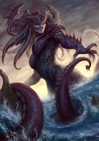 Elder Goddess of the Sea Mother of Monsters : Ceto Female Monster, Fantasy Beasts, 다크 판타지, Fantasy Races, Monster Concept Art, Fantasy Monster, Mythical Creatures Art, Game Master, Sea Monsters