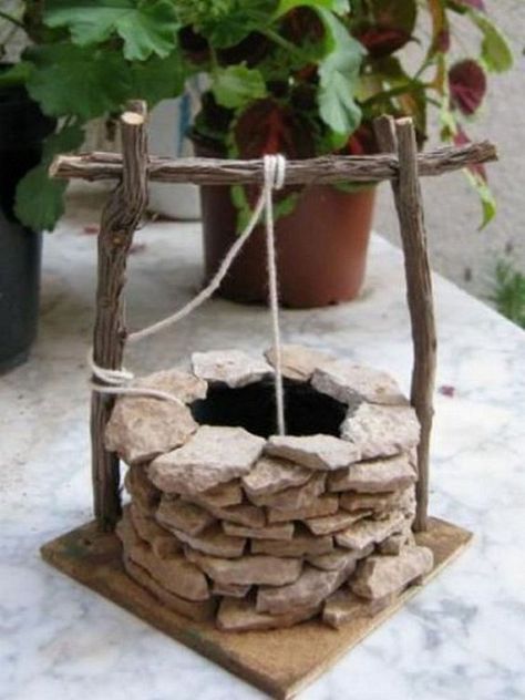 Diy Fairy Garden Ideas, Tre Kunst, Diy Fairy Garden, Fairy Garden Ideas, Fairy Garden Furniture, نباتات منزلية, Fairy House Diy, Fairy Garden Designs, Fairy Garden Crafts