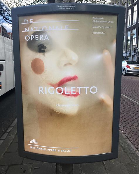 Rigoletto, De Nationale Opera. #rigoletto #denationaleopera #poster #amsterdam #design #graphics #graphicdesign #affiche #plakate #carteles #postersinamsterdam #postersinams #Typography www.postersinamsterdam.com | by Posters in Amsterdam by Jarr Geerligs Theatre Posters Design, Theatre Graphic Design, Theater Poster Design, Opera Poster Design, Theatre Poster Design, Opera Programme Design, Play Posters Theatres Graphic Design, Opera Design, Opera Poster