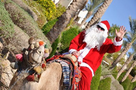 Merry Christmas & Happy new Year from Santa Claus Travel Egypt (",)  reservation@santaclaustravel.com Christmas In Egypt, New Year Packages, Red Sea Diving, Santa Ho Ho Ho, Hurghada Egypt, Giza Pyramids, Travel Egypt, Famous Monuments, Sea Resort