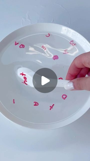 Farah Ghazale on Instagram: "🎈FLOATING LETTERS

This has to be my favourite science experiment. 
This time I wrote numbers, letters and even words. A fun twist to teaching letter and number recognition and reading consonant vowel consonant words. 
Your child will be amazed. You have to try it! 
Note: I used a new dry/erase marker. Permanent marker will not work. 
.
.
Science behind it:
In a dry-erase marker the resin is an oily silicone polymer, which acts as a “release agent.” This makes the ink of the marker very slippery and prevents it from sticking to the whiteboard’s surface. This is why the ink can easily be wiped off from a very smooth nonporous surface such as a whiteboard or glass." Consonant Vowel Consonant Words, Floating Letters, Vowel Consonant, Consonant Words, Teaching Letters, Number Recognition, Science Experiment, Dry Erase Markers, Permanent Marker