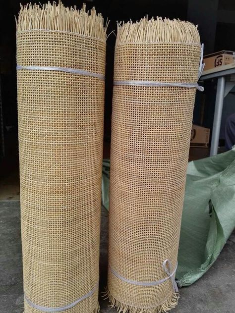 Cane Materials - Wicker Works Wicker Furniture Repair, Cane Wall, Rattan Webbing, Cane Webbing, Chair Repair, Rattan Cane, Scandinavian Chairs, Woven Chair, Bamboo Blinds