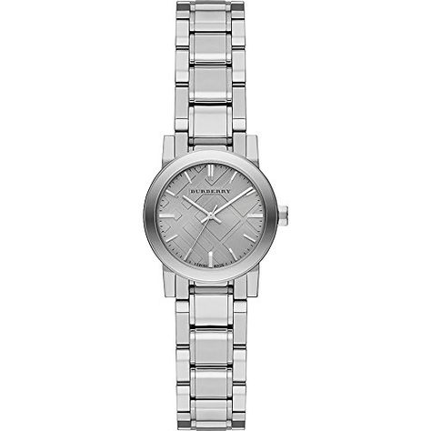 Burberry Small Check Stamped Bracelet Watch BU9229 >>> Click on the image for additional details. (This is an affiliate link) Burberry Watch, Pink Watch, Stamped Bracelet, Analog Watch, Ladies Watch, Stainless Steel Watch, Casual Backpack, Casual Bags, Michael Kors Watch