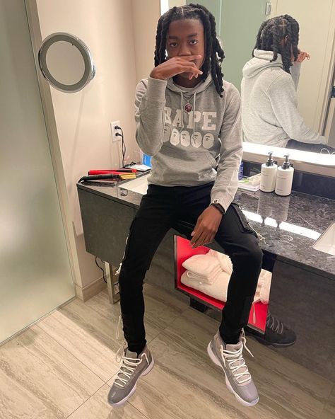 Cool Grey 11s Outfits, Cool Grey 11s, Grey 11s, Jordan 11 Cool Grey, Drip Fits, Outfits Men Streetwear, Thug Style, Dreadlock Hairstyles For Men, Black Dude