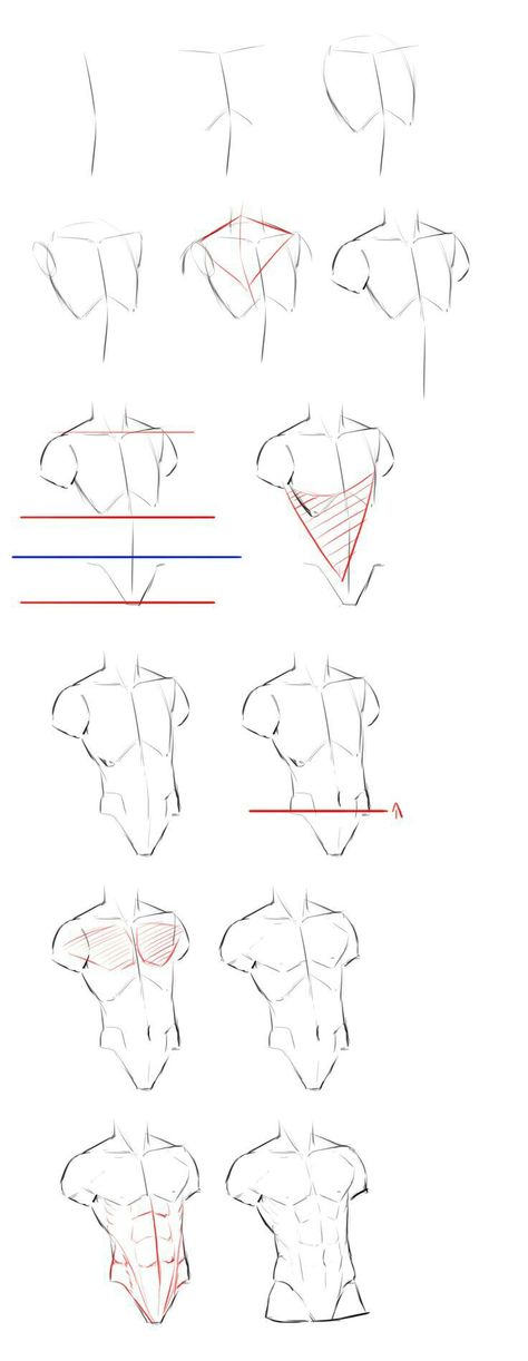 Male Nose, Drawing Poses Male, Male Body Drawing, Human Body Drawing, Body Tutorial, الفن الرقمي, Anime Male, Anatomy Tutorial, Body Drawing Tutorial