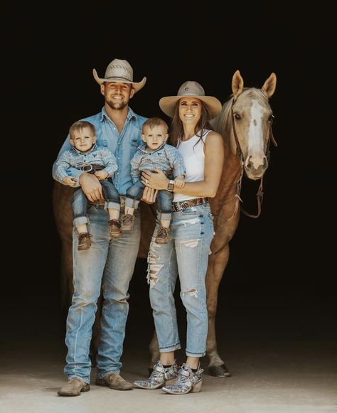 Cowboy Family Pictures, Country Family Photos, Western Family Photos, Character Information, Western Family, Country Couple Pictures, Country Relationships, Cute Country Couples, Country Couples