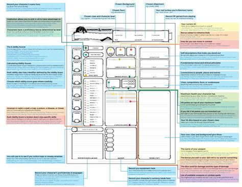 Dungeons And Dragons Pdf, Dungeons And Dragons Character Sheet, 5e Character Sheet, D&d Online, Dnd Stats, Dnd Character Sheet, Interactive Pdf, Character Sheet Template, Dungeon Master's Guide