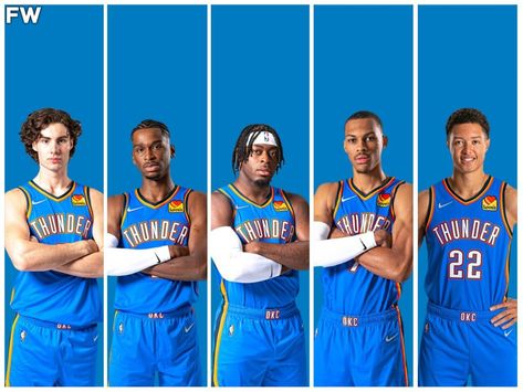 The Oklahoma City Thunder Potential Starting Lineup: Are They The Worst Team In The Western Conference? Josh Giddey, Small Forward, Brandon Ingram, Shooting Guard, Okc Thunder, Nba Draft, Russell Westbrook, Nba Season, Western Conference