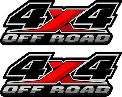 4X4 Off Road - Calcomanía para camiones Dodge Ram 4x4, Road Logo, Adventure Car, Off Road Truck, Truck Decals, 4x4 Off Road, Offroad Trucks, Life Expectancy, Bad Weather