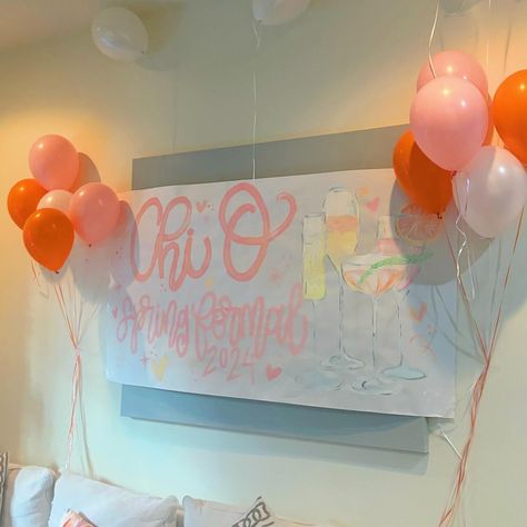 Designs by Lawler (@designsbylawler) • Instagram photos and videos 21 Bday, College House, Alpha Omicron Pi, Bid Day, Big Little, Painted Signs, Banners, Instagram Photos, Photo And Video