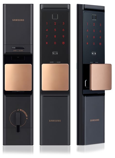 SAMSUNG SHP-DR708 | SMART IoT, WiFi DIGITAL DOOR LOCK Samsung Door Lock, Smart Door Lock Keyless Entry, Modern Keyless Entry Front Door, Smart Door Lock Design, Keyless Door Lock, Keyless Locks, Digital Door Lock, Digital Lock, Smart Door Locks