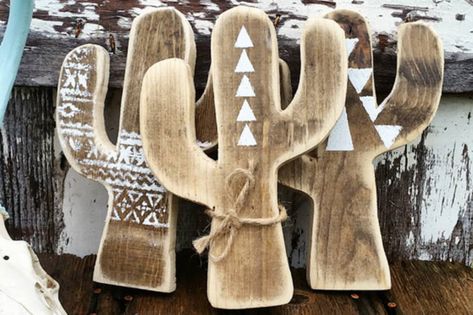 wooden cactus decor Cactus Accessories, Wood Cactus, Cactus Wall, Cactus Wall Art, Southwest Decor, Cactus Decor, Western Decor, A Wood, Namaste