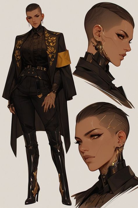 Dnd Characters With Tattoos, Female Oc Inspiration, Literally Me Characters Wallpaper, Fantasy Chara Design, Cyberpunk Dnd Character Art, Modern Dnd Character Design, Androgynous Character Design, Alchemist Character Design, Modern Character Design