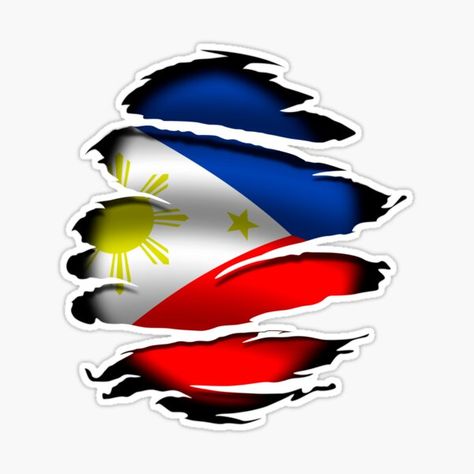 Redbubble Tattoo Philippines, Flag Philippines, Flag Of The Philippines, Philippines Design, Philippines Tattoo, Filipino Flag, Philippine Map, Tears Design, Map Tattoos