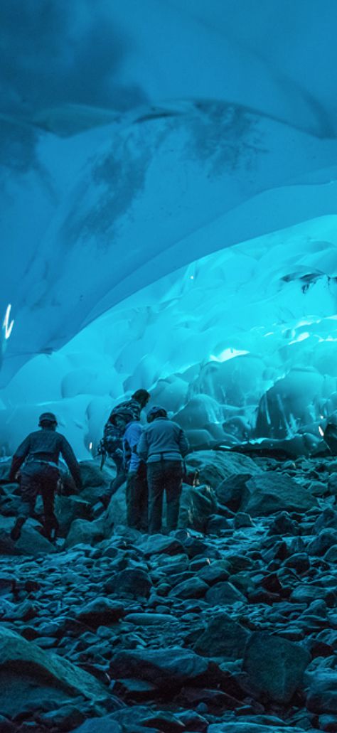 Mendenhall Ice Caves of Juneau in Alaska, United States. #alaska #usa #america Mendenhall Ice Caves, North To Alaska, Alaska The Last Frontier, Ice Caves, What Dreams May Come, Gorgeous Places, Ice Cave, Story Board, Beautiful Places To Visit