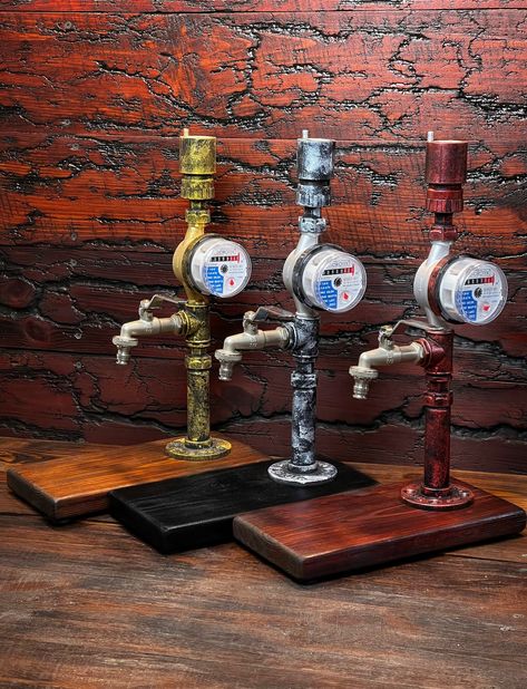 Bar Alcohol, Alcohol Dispenser, Liquor Dispenser, Galvanized Pipe, Beverage Dispenser, How To Make Drinks, Industrial Pipe, Bar Items, Drink Dispenser